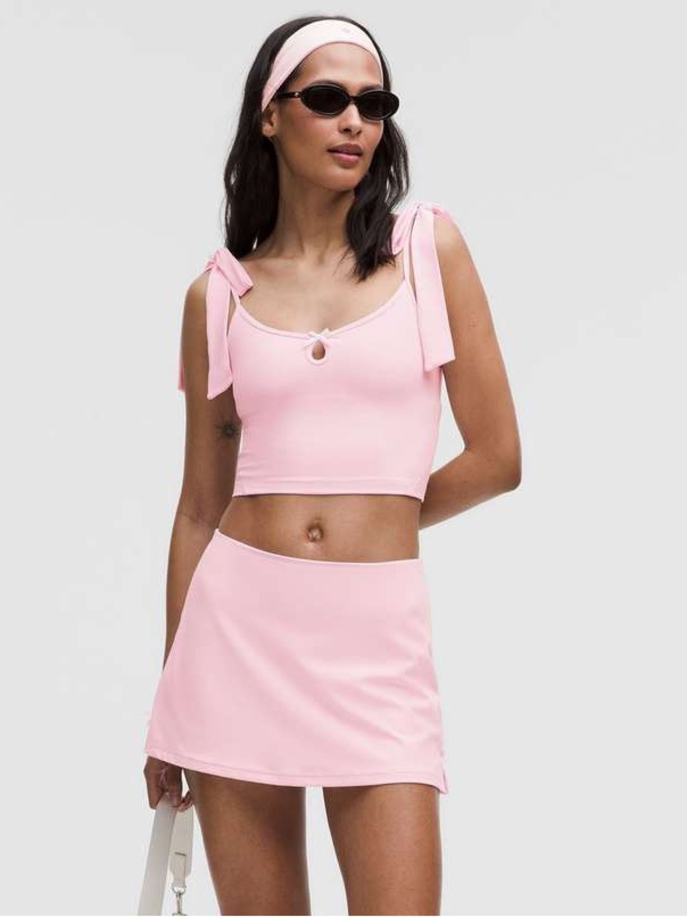 Lululemon Nulu Bow Detail Tank Top - Ballet Core - light pink